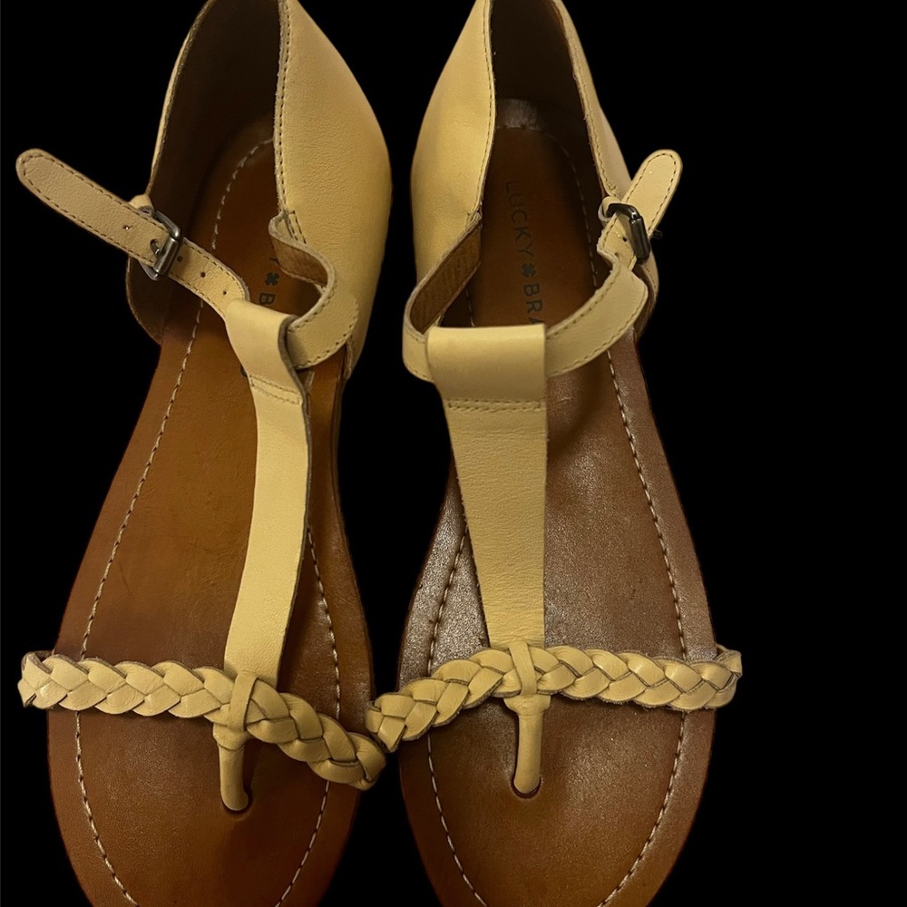 Lucky Brand Braided Sandals *NEW NEVER WORN* Size 39/US 9